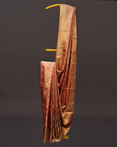 Elegant Pink Tissue Kanjivaram Silk Saree with Leheriya Weaving